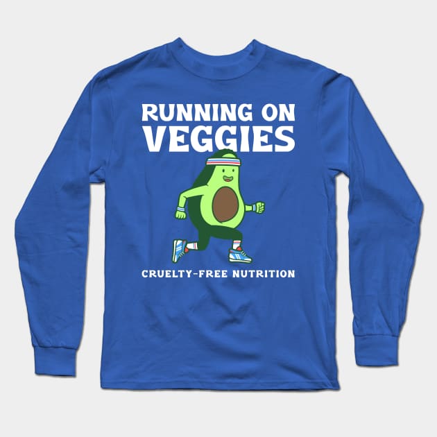 running on veggies Long Sleeve T-Shirt by WOAT